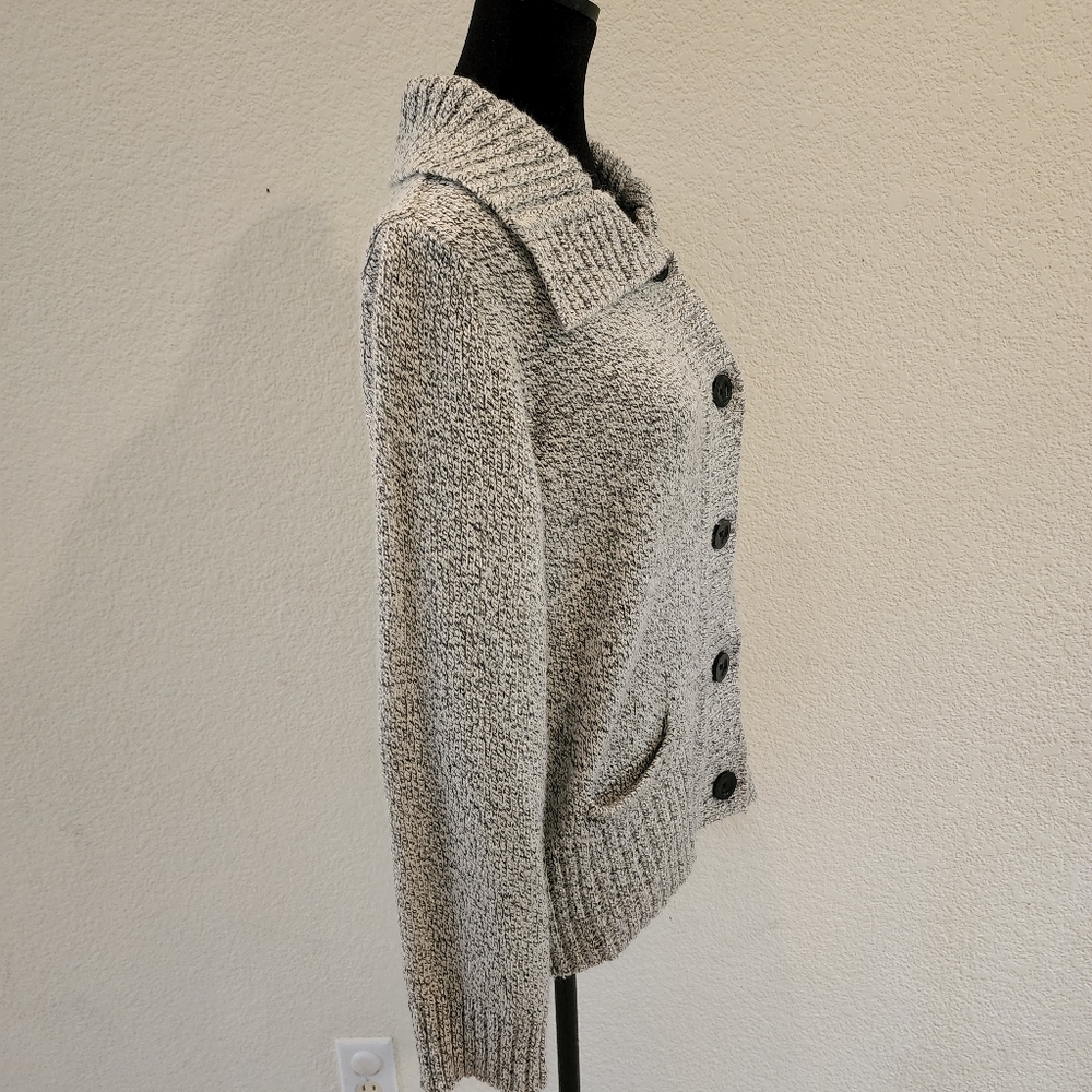 ❄️ Karen Scott Chunky Button up Cardigan Sweater Ladies size S - Picture 5 of 6
